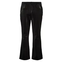 Plus Curve Sia Shiny Straight-Leg Pants