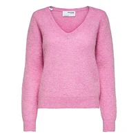 Umbra Wool & Mohair-Blend Knit V-Neck Sweater
