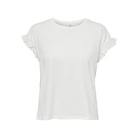 Eyelet-Sleeve T-Shirt