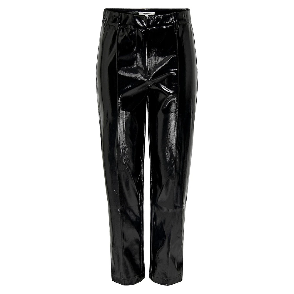 Propose' Black Patent Vinyl Trousers with Chain - Mistress Rocks | Vinyl  trousers, Vinyl clothing, Plastic pants