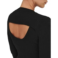 Meddi Cutout Cropped Sweater