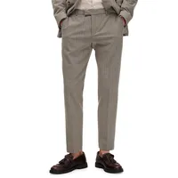 Elon Slim-Fit Pinstriped Flex Dress Pants