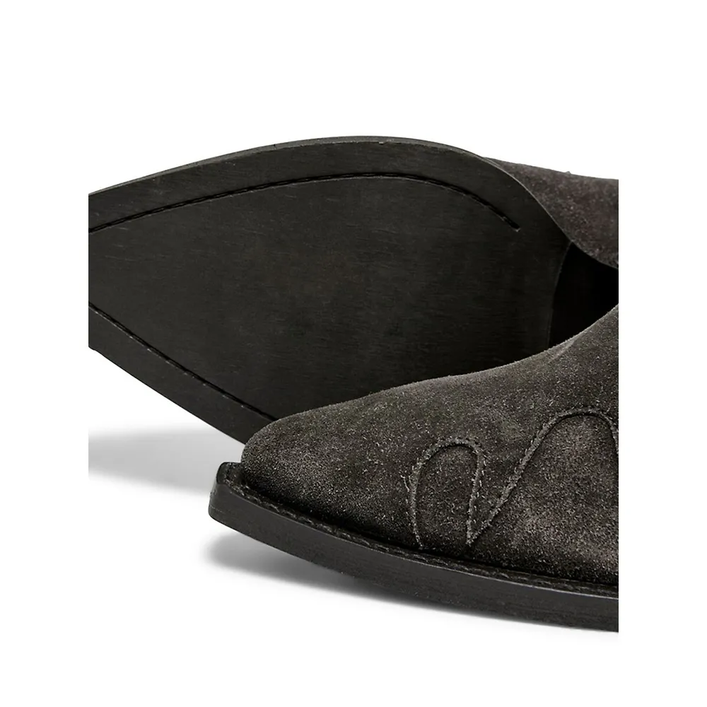 Margit Western Suede Booties