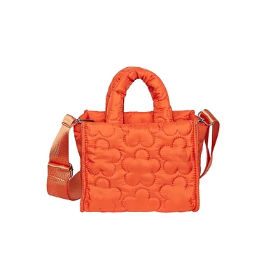 Bianca Flower-Quilted Crossbody Bag