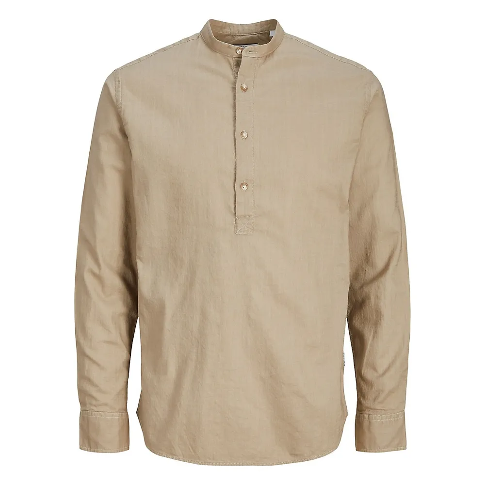 Premium Mandarin Collar Shirt