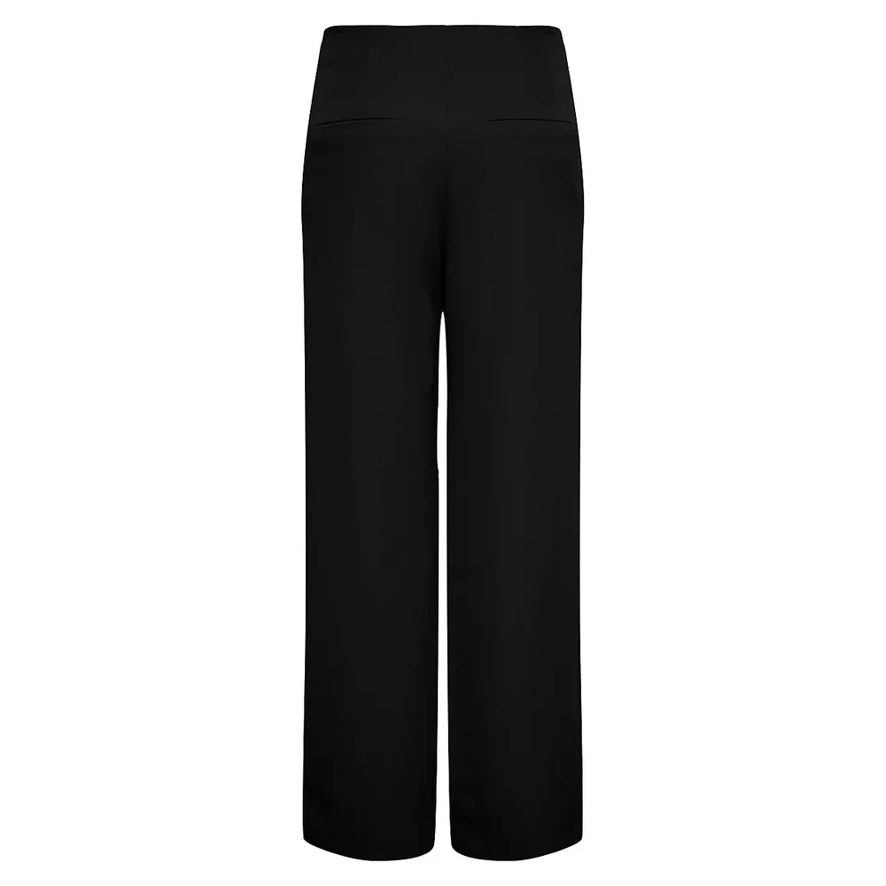 Maia High-Waist Wide-Leg Pants