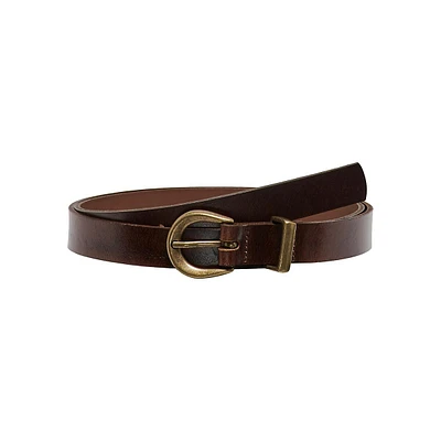 Ceinture fine en cuir Mina