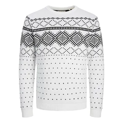 Christopher Rib-Knit Abstract Print Sweater