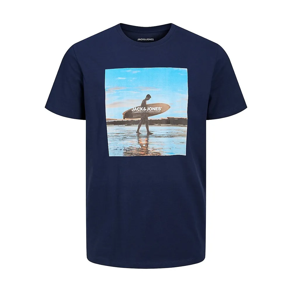 Gem Surf-Graphic Regular-Fit T-Shirt