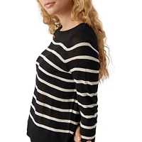 Nova Striped Knit Pullover
