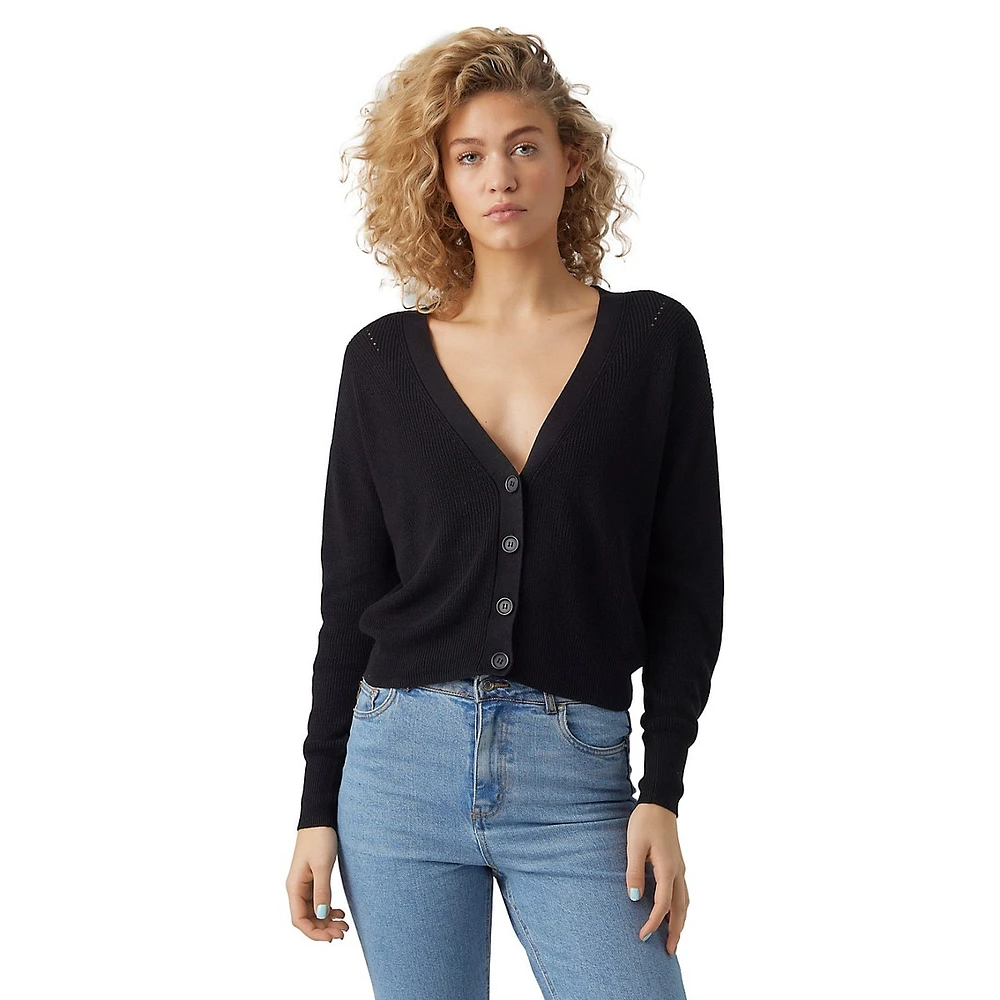 Newlex Drop-Shoulder Cardigan