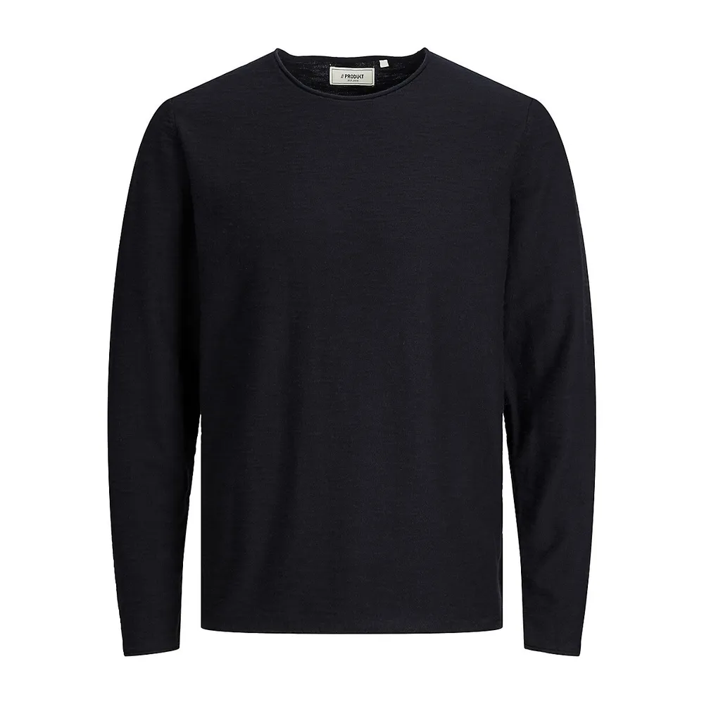 Crewneck Long-Sleeve T-Shirt