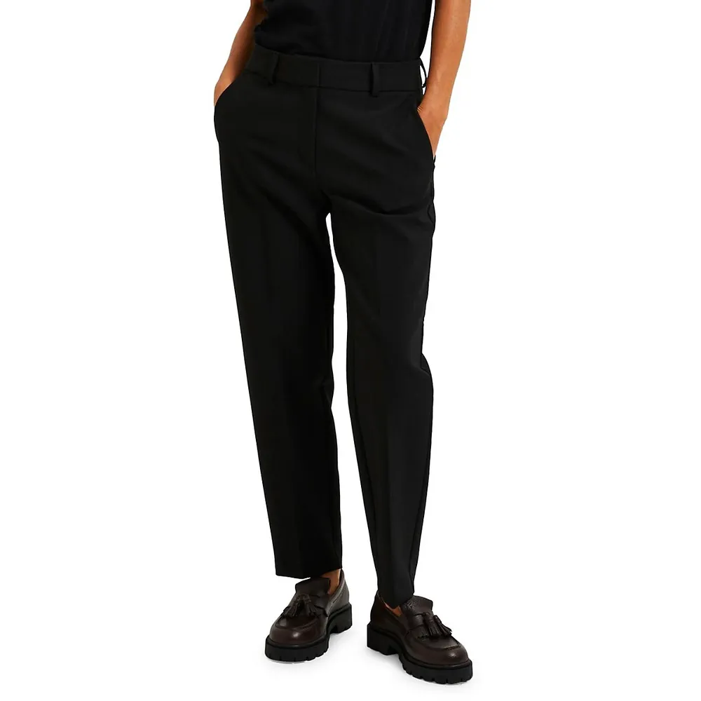 Ria Mid-Waist Tapered Pant