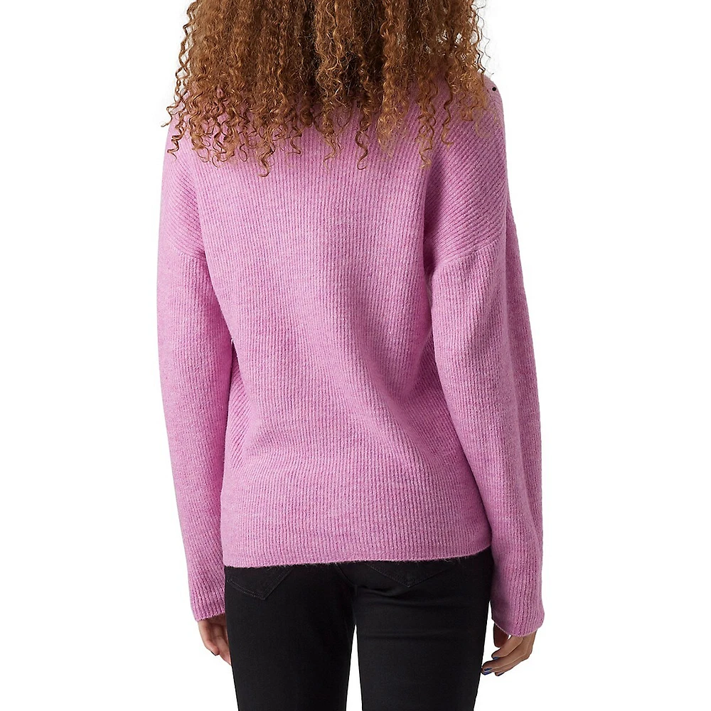 Lefile Long-Sleeve Knitted Top