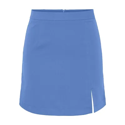 Thelma High-Waisted Side-Slit Skirt