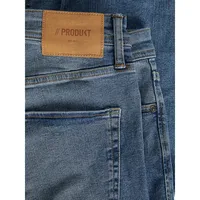 Regular-Fit Faded Jeans