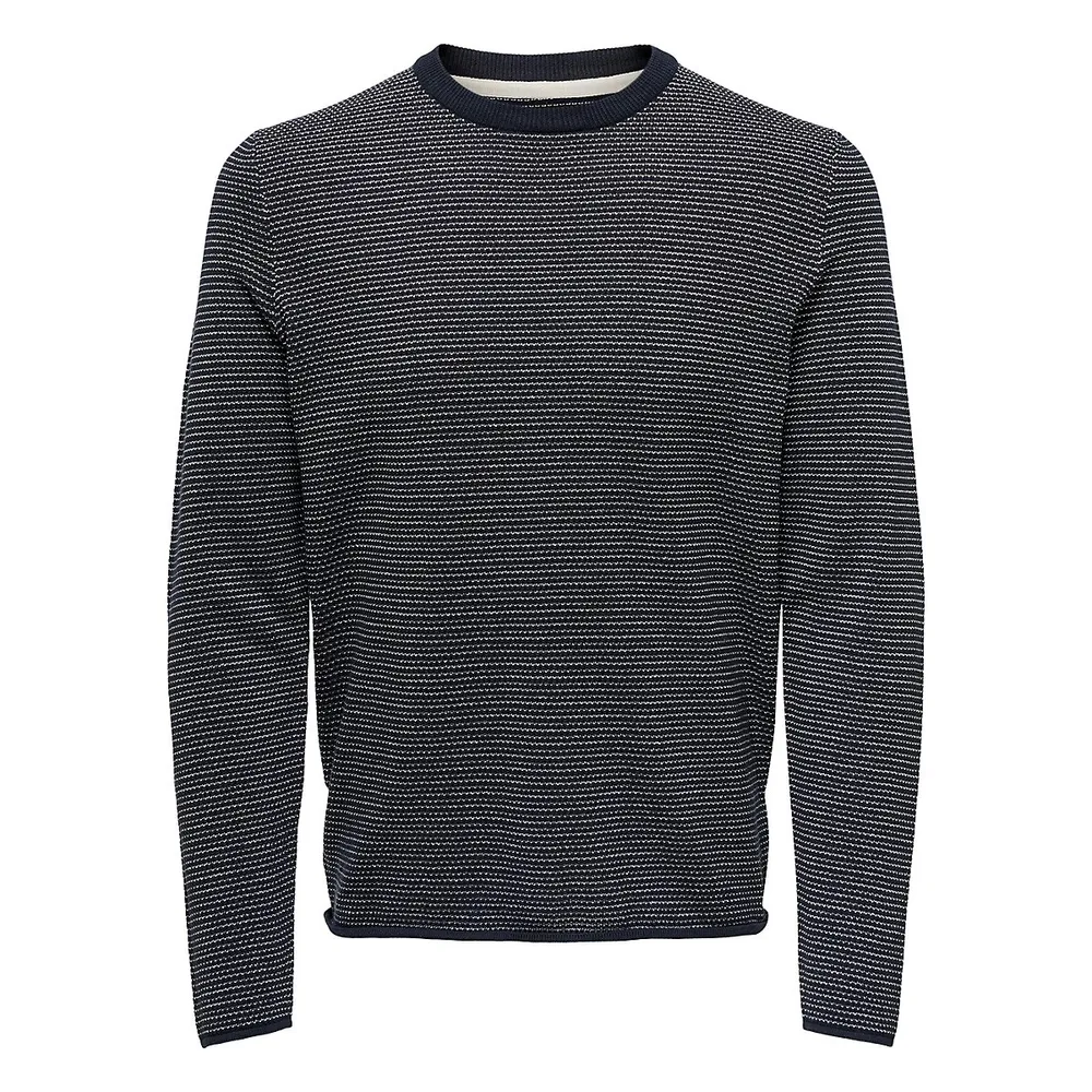 Niguel Knitted Crewneck Sweater