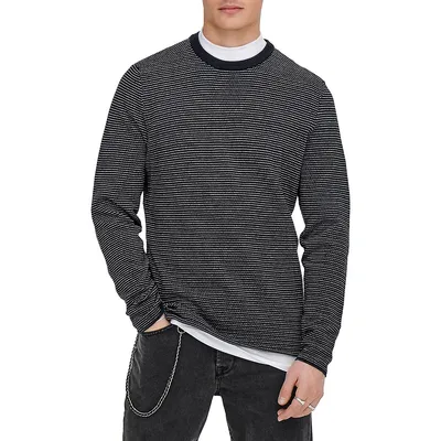 Niguel Knitted Crewneck Sweater