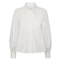 Melly Lace and Pintuck Organic Cotton Shirt