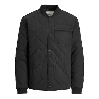 Quilted Bomber Jacket