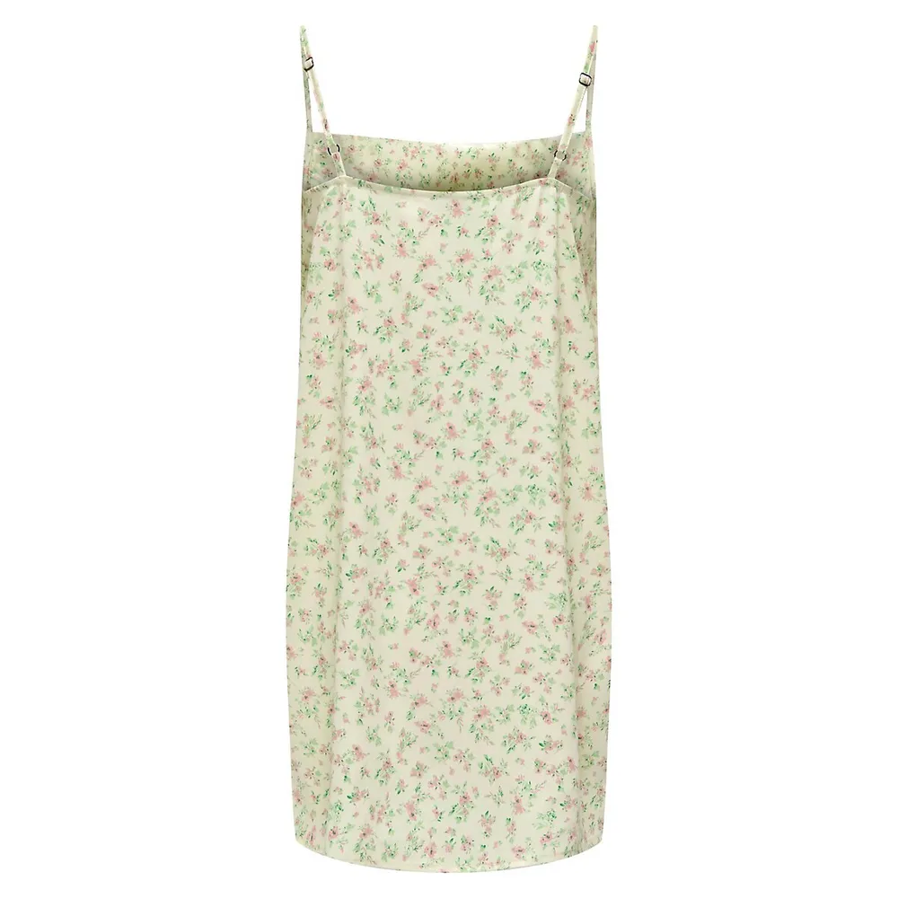 Jane Floral Mini Slip Dress