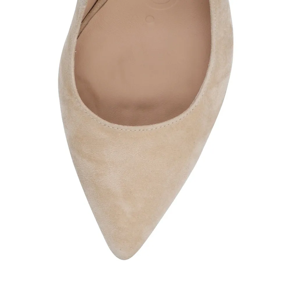 Biachic Wave Suede Pumps