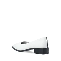 Biadiana Square-Toe Ballerina Flats