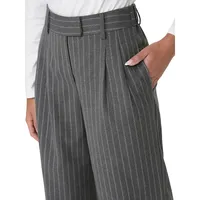 Dita Pinstripe Wide-Leg Pants