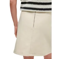 Krista High-Waist Denim Skirt