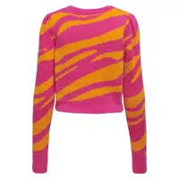 Lella Colorblocked Soft Fuzzy Sweater