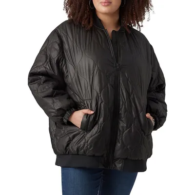 Plus Lightweight Quilted Jacket