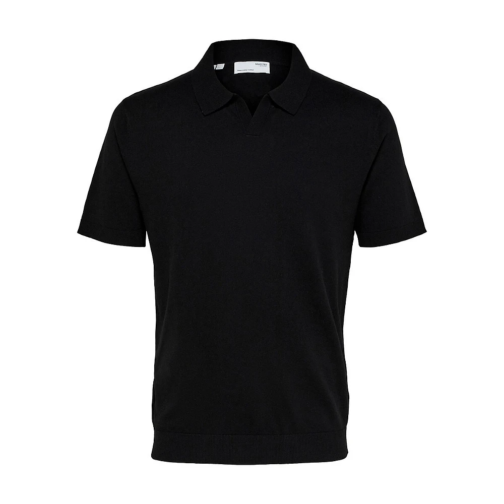 Linen and Organic Cotton-Blend Polo Shirt
