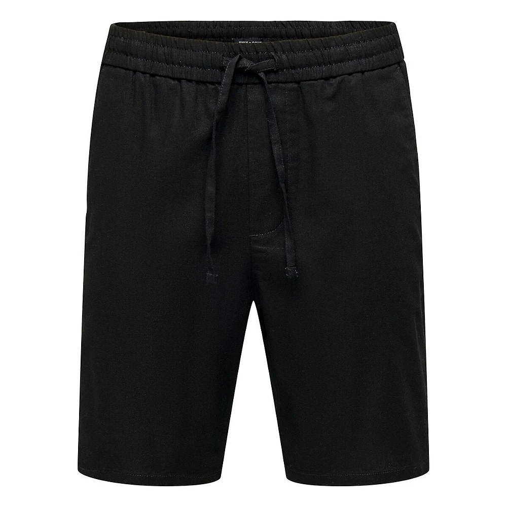 Linus Cotton-Linen Shorts