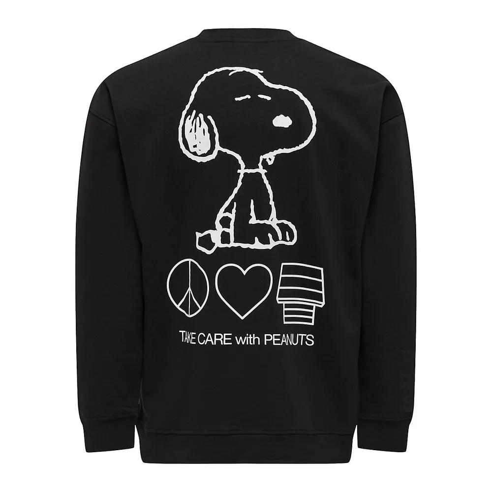 Only & Sons x Peanuts Take Care Collaboration Sweatshirt