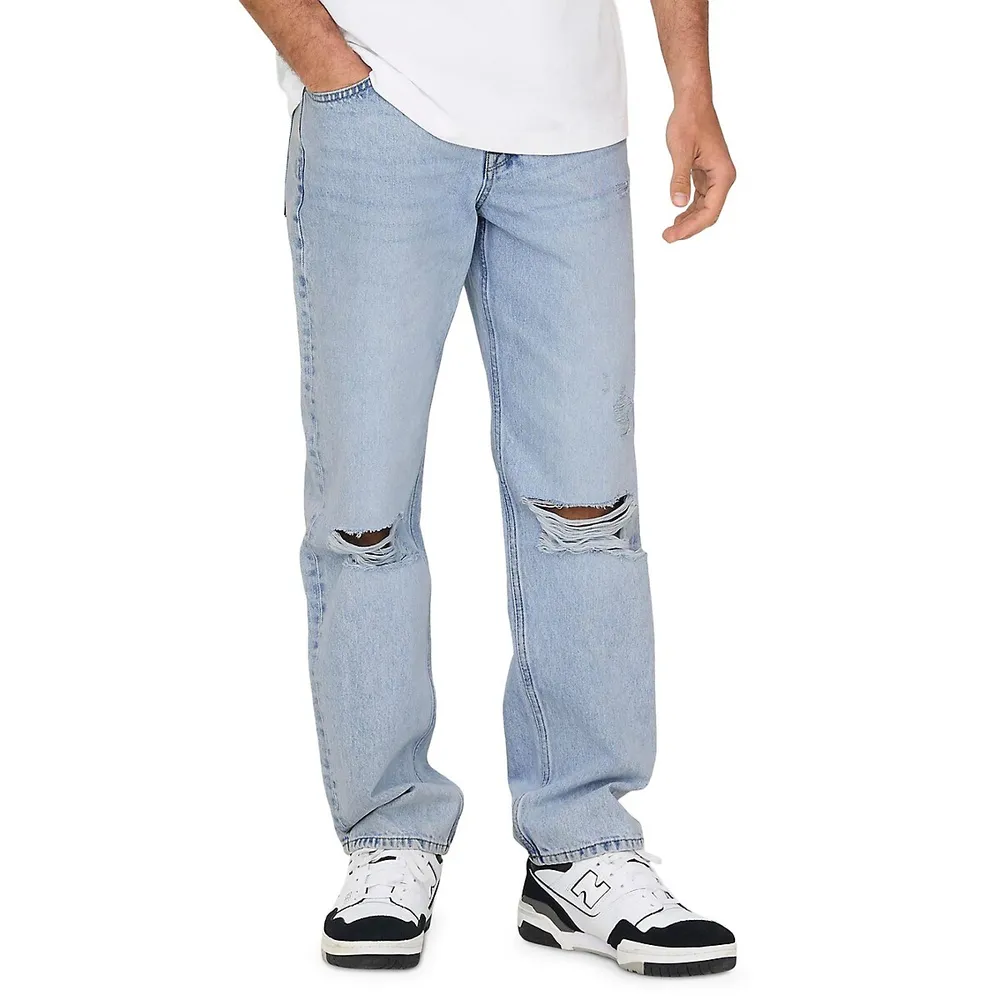 Edge Loose Destroy Jeans