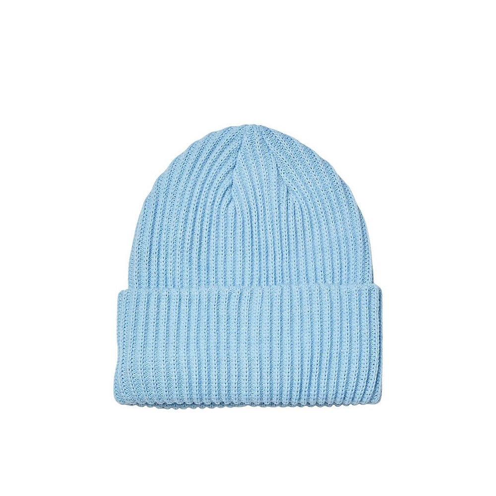 Hexo Rib-Knit Fold-Up Toque