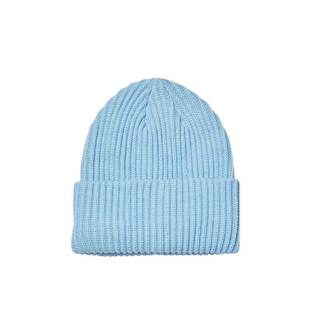 Hexo Rib-Knit Fold-Up Toque