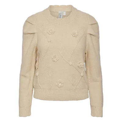 Yasroselle Floral-Embroidered Sweater