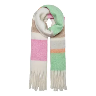 Striped Brushed Extra Long Scarf