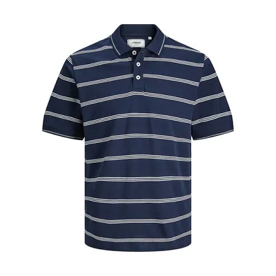 Regular-Fit Striped Polo Shirt