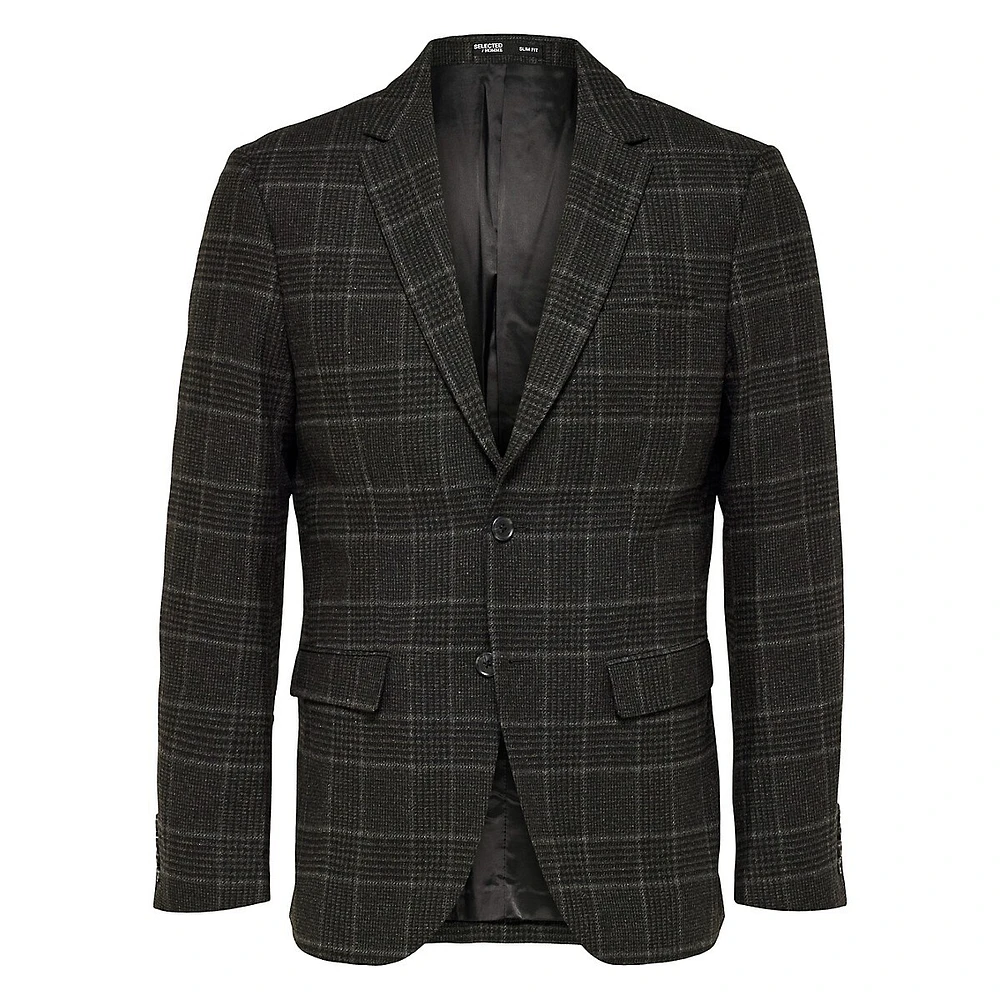 Eli Slim-Fit Plaid Blazer