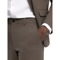 Slim-Fit Liam Mini Check Flex Dress Pants