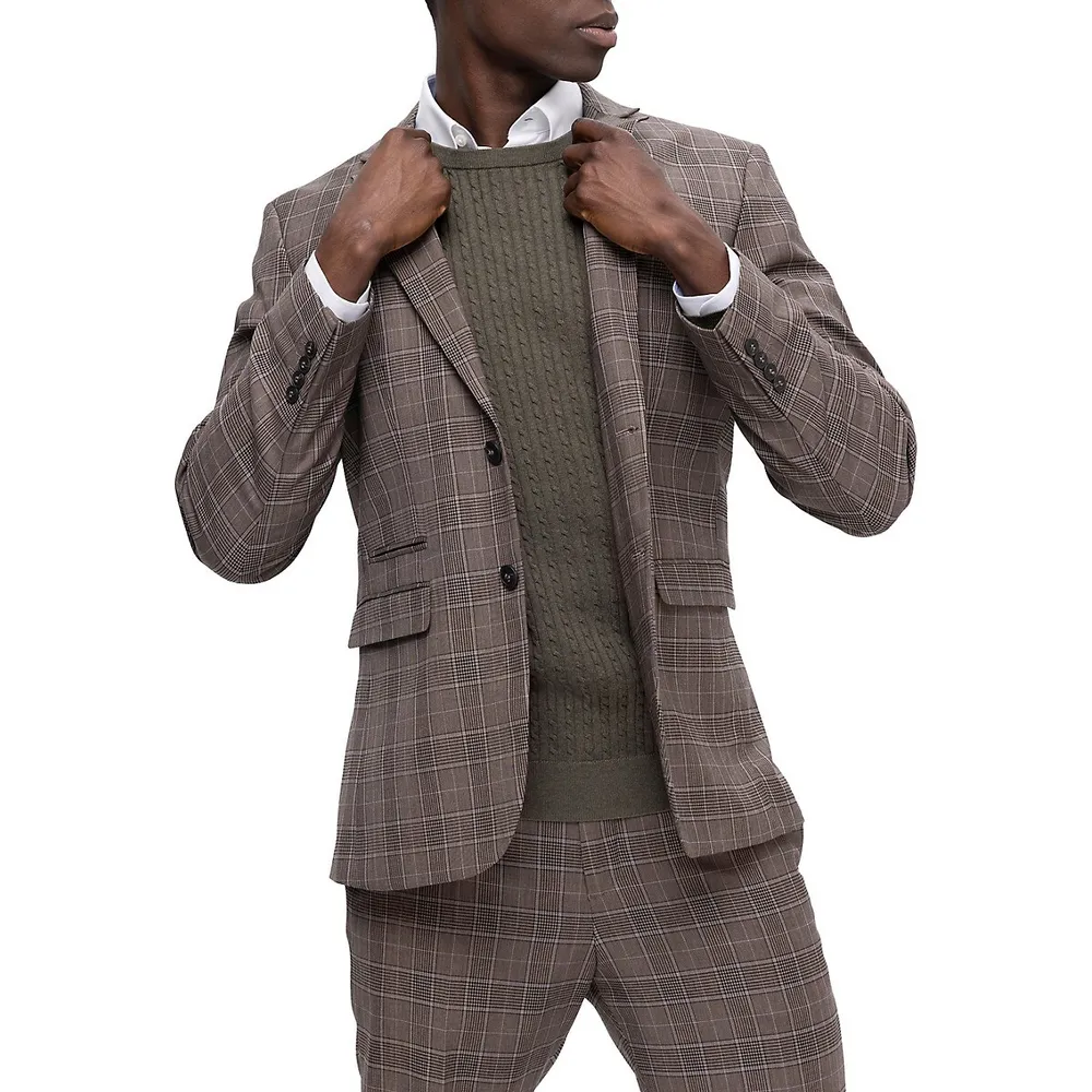 Neil Slim-Fit Plaid Blazer