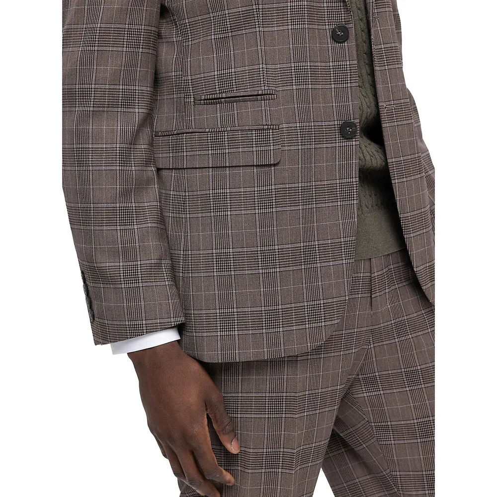 Neil Slim-Fit Plaid Blazer