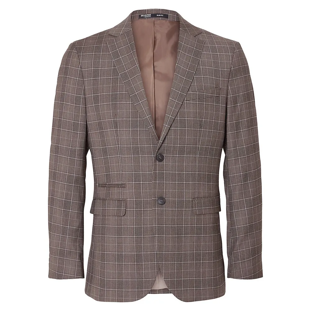 Neil Slim-Fit Plaid Blazer