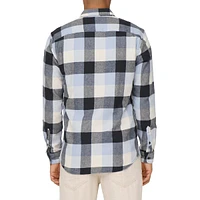 Long-Sleeve Check Cotton Shirt