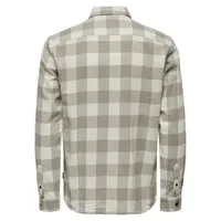Checkered Cotton Casual Button-Down Shirt