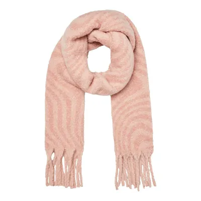 Gaggy Leopard-Print Fringed Long Scarf