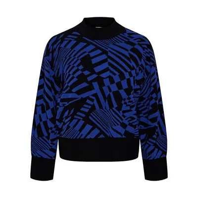 Storm Abstract Knit Pullover