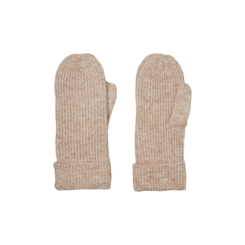 Luca Rib-Knit Mittens